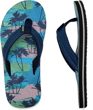 WateLves Kids Flip Flops Boys Girls Sandals Youth Big Kid Summer Slip on Thong Slide Sandals for Beach Pool Shower Little/Big Kid