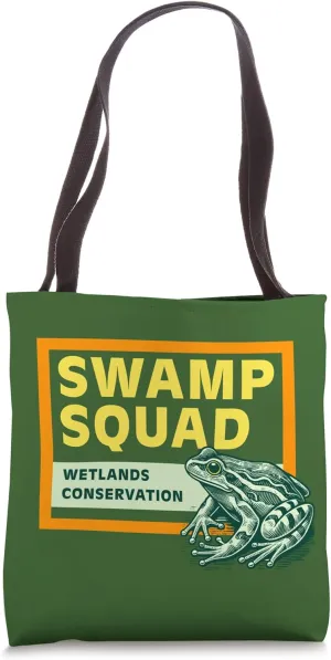 Wetlands Conservation Frog Lover Tote Bag