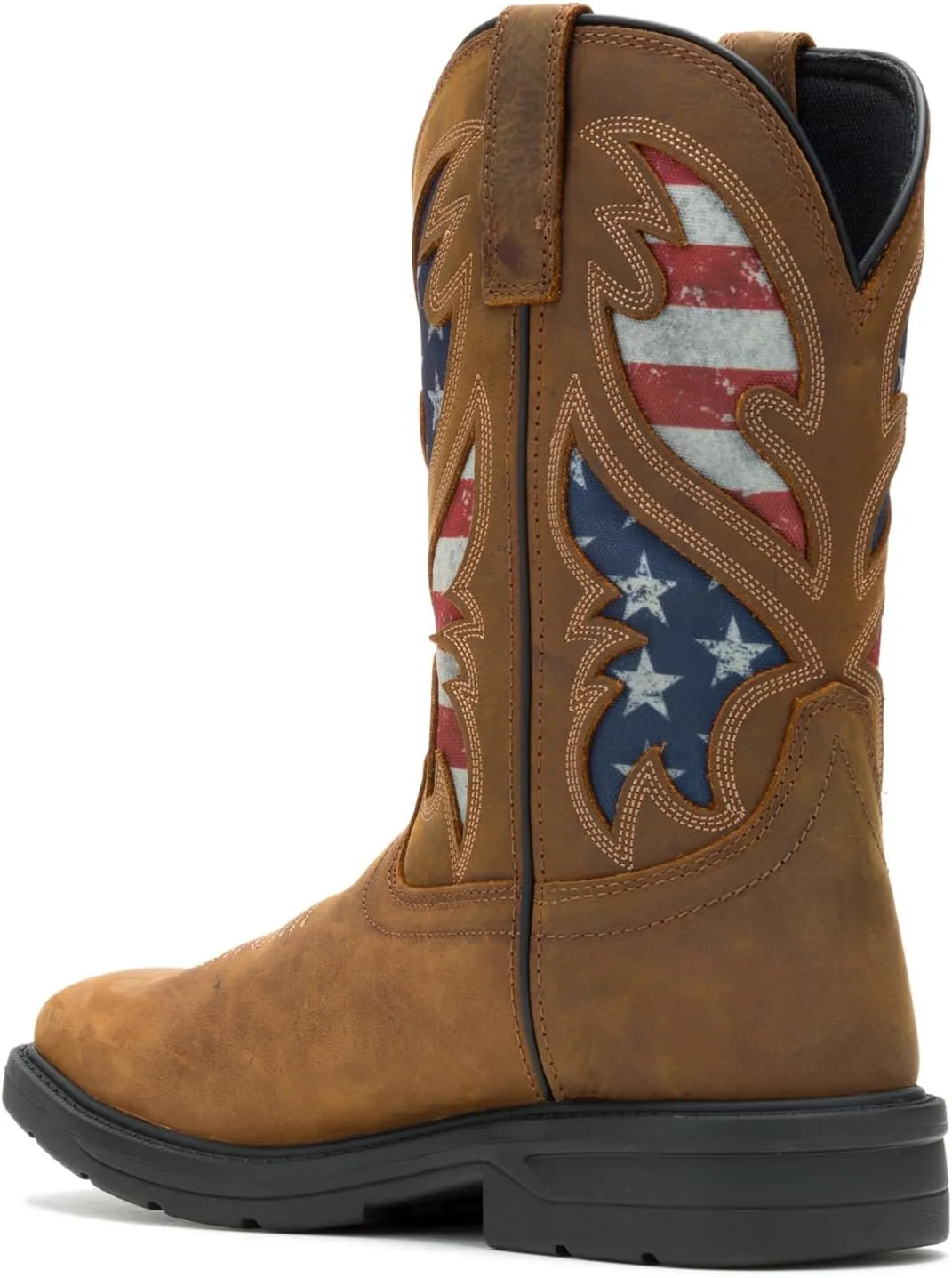 Wolverine Men's Rancher Flag Steel Toe Wellington Construction Boot