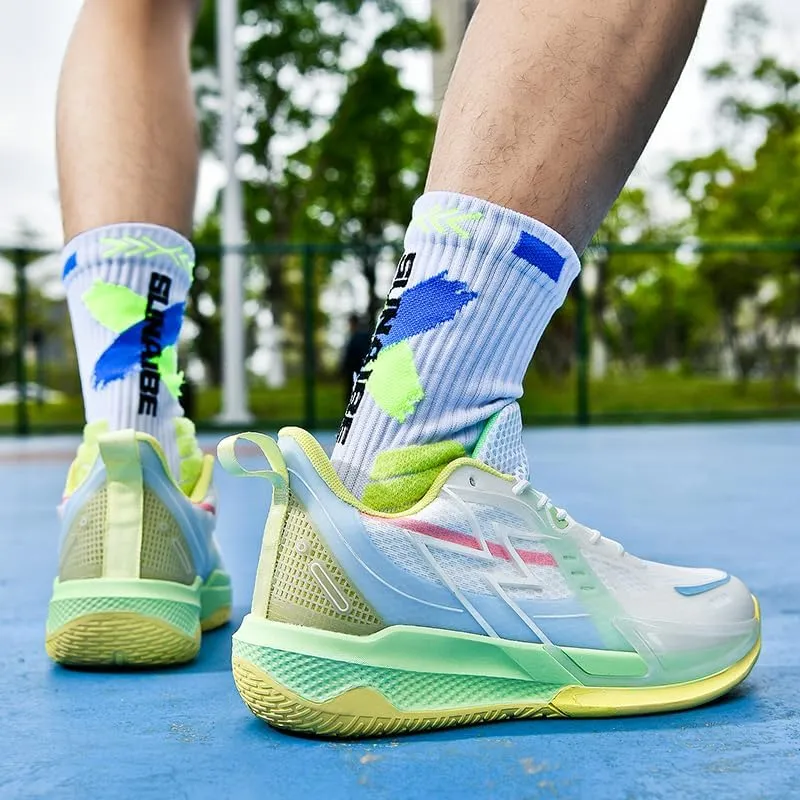 Women Basketball Shoes Fashion Sneakers Comfortable Unisex Athletic Lightweight Non Slip Outdoor Sport Volleyball Shoes