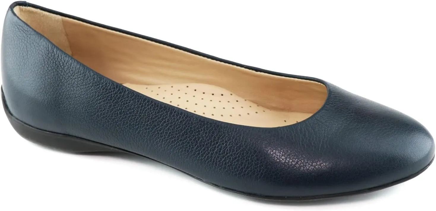 Women's Genuine Leather Comfort Slip on Ballet Flats
