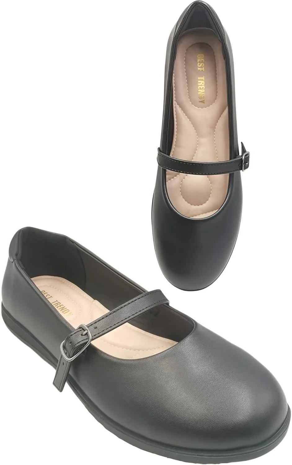 Women's Mary Jane Shoes - Classic Brown Oxford Style for Women Comfortable & Stylish Womens Mary Jane Shoes for Everyday Wear，Work & Student Shoe