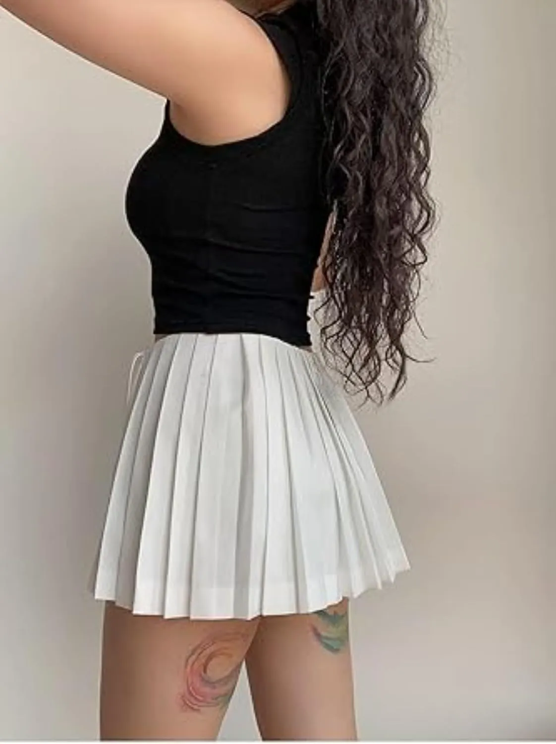 Women's Mini Skirt Lace Bow Pleated Zip Up Y2k Fairy Bodycon Skirt Sexy Streetwear Club Dress Harajuku Goth