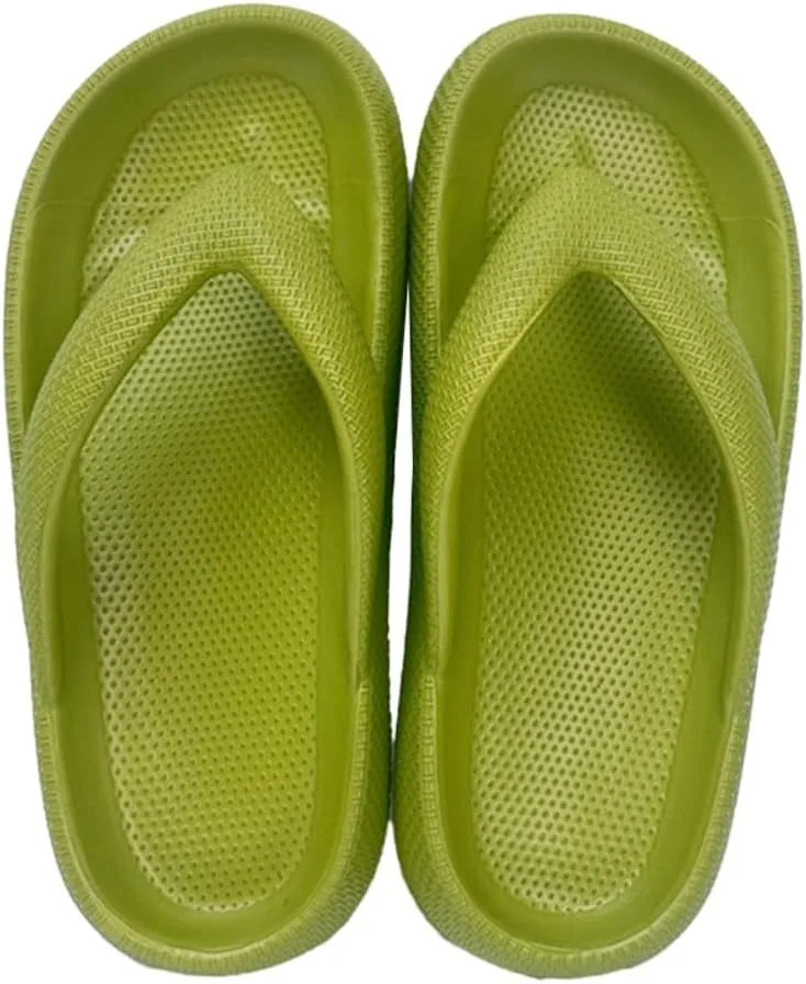 Women's Recovery Flip Flops Sandals Pillow Soft Slide Cushion Beach Flat Thong Sandals Bath Spa Walking Slipper Shoes Unisex