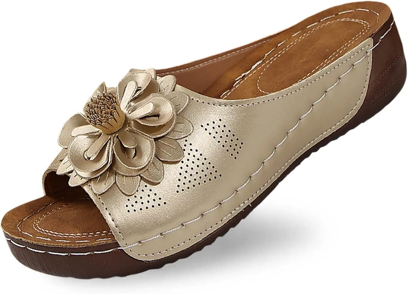 Women's Sandals Comfortable Wedge Dressy Sandals Women Summer Platform Ladies Fashion Walking Indoor Outdoor Shoe
