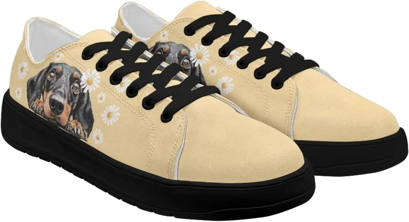 Women's Slip On Canvas Tennis Shoes Low Top Fashion Sneakers Casual Flats Walking Shoes Comfy Loafers US 5.5-13.5