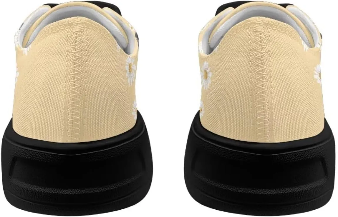 Women's Slip On Canvas Tennis Shoes Low Top Fashion Sneakers Casual Flats Walking Shoes Comfy Loafers US 5.5-13.5