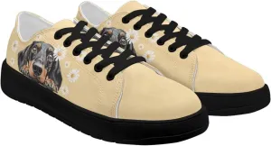 Women's Slip On Canvas Tennis Shoes Low Top Fashion Sneakers Casual Flats Walking Shoes Comfy Loafers US 5.5-13.5