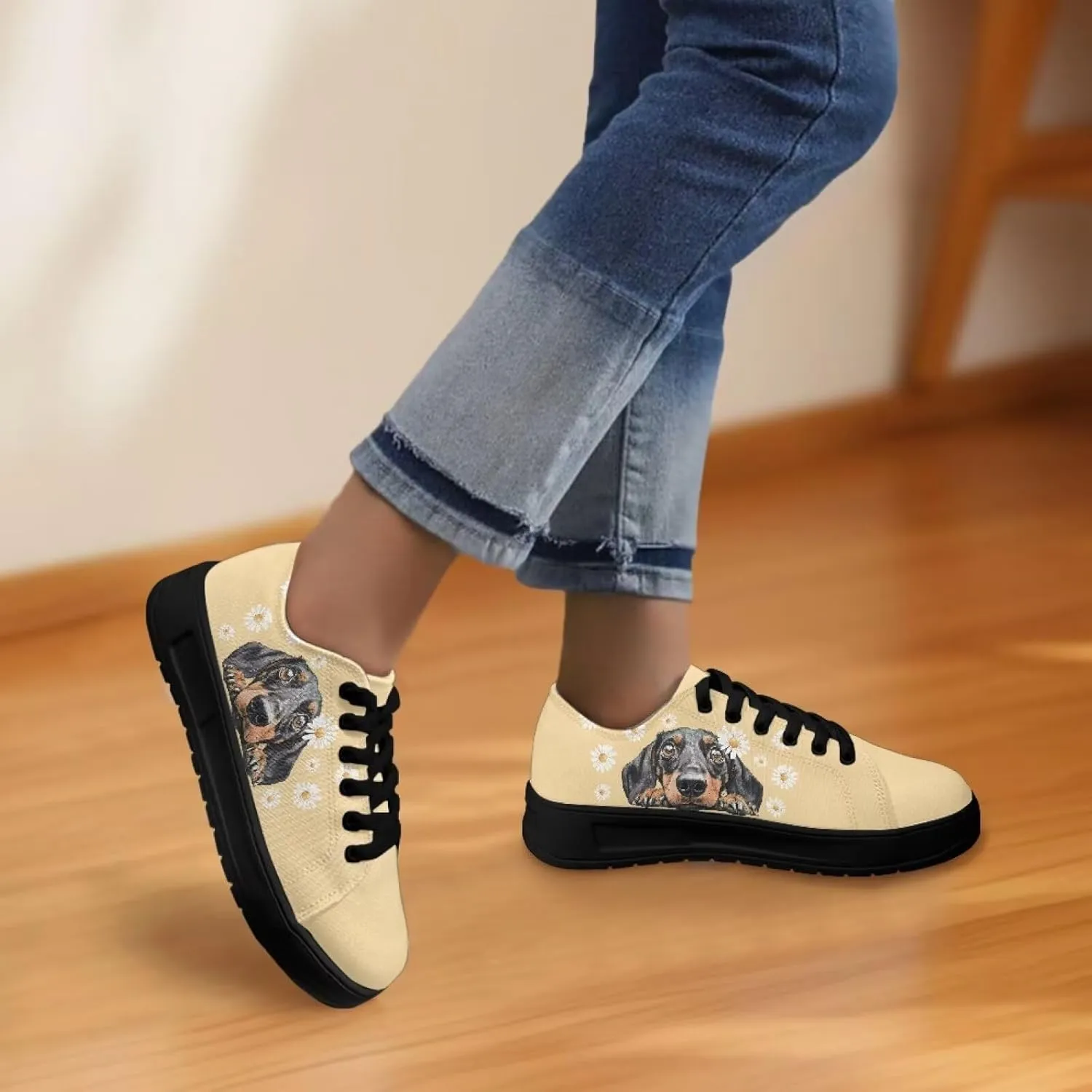 Women's Slip On Canvas Tennis Shoes Low Top Fashion Sneakers Casual Flats Walking Shoes Comfy Loafers US 5.5-13.5