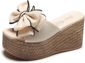 Women's thick-soled wedge sandals Lightweight shoe body Non-slip and wear-resistant sole Recommended for daily wear