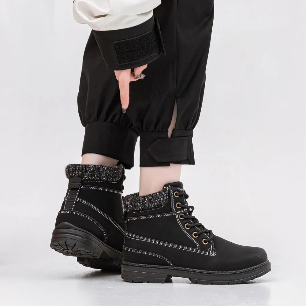 Women's Waterproof Work Boots - Lightweight Winter Snow Boots for Hiking, Outdoor Trekking & Backpacking (Comfortable Ankle Support)