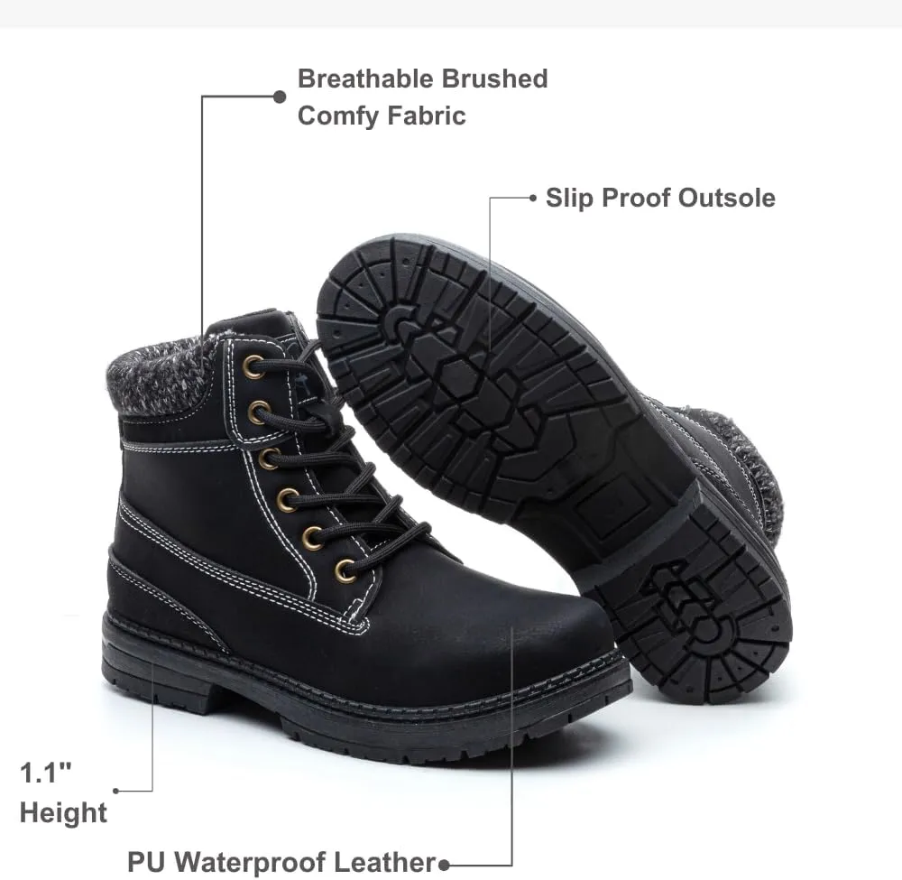 Women's Waterproof Work Boots - Lightweight Winter Snow Boots for Hiking, Outdoor Trekking & Backpacking (Comfortable Ankle Support)