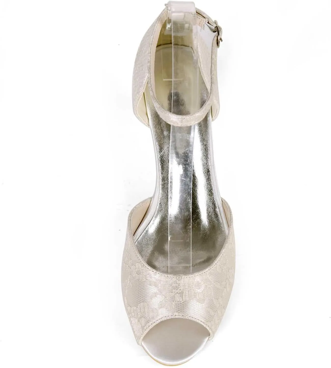 Women's Wedges Peep Toe High Heels Sandals Dress Satin Wedding Bride Pumps Shoes Evening Party