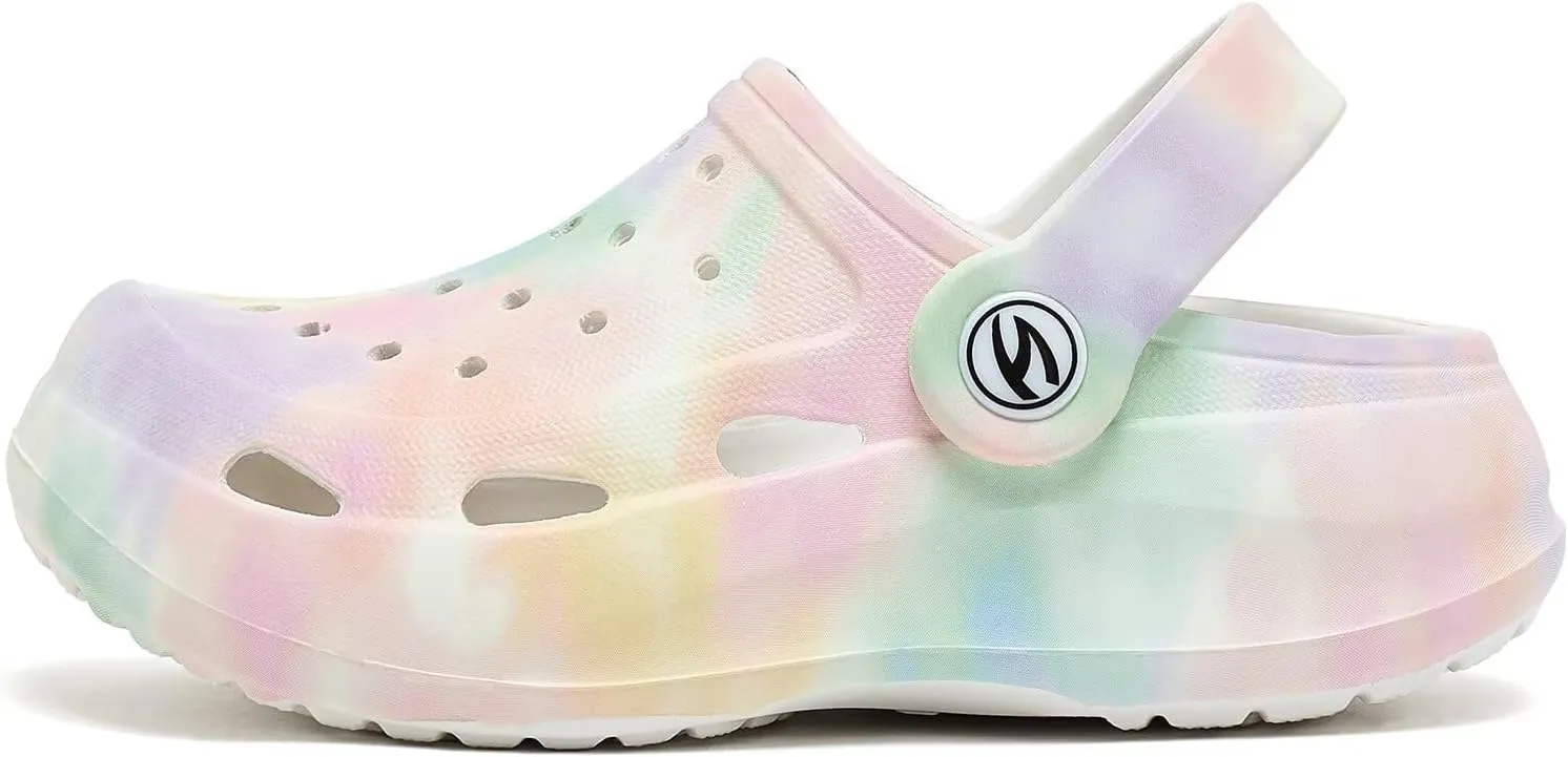 WOUEOI Boys Girls Garden Shoes Toddler Cartoon Slides Sandals Kids Clogs