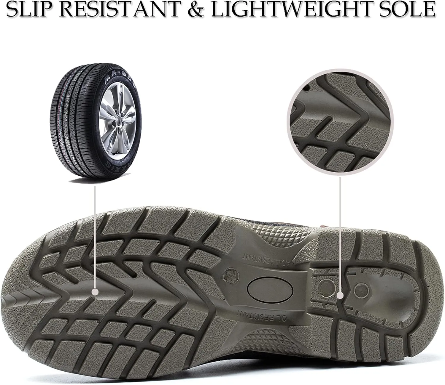 XUNRUO Steel Toe Boots for Men and Women, Work Safety Lightweight Sneaker Industrial and Construction Breathable Shoes