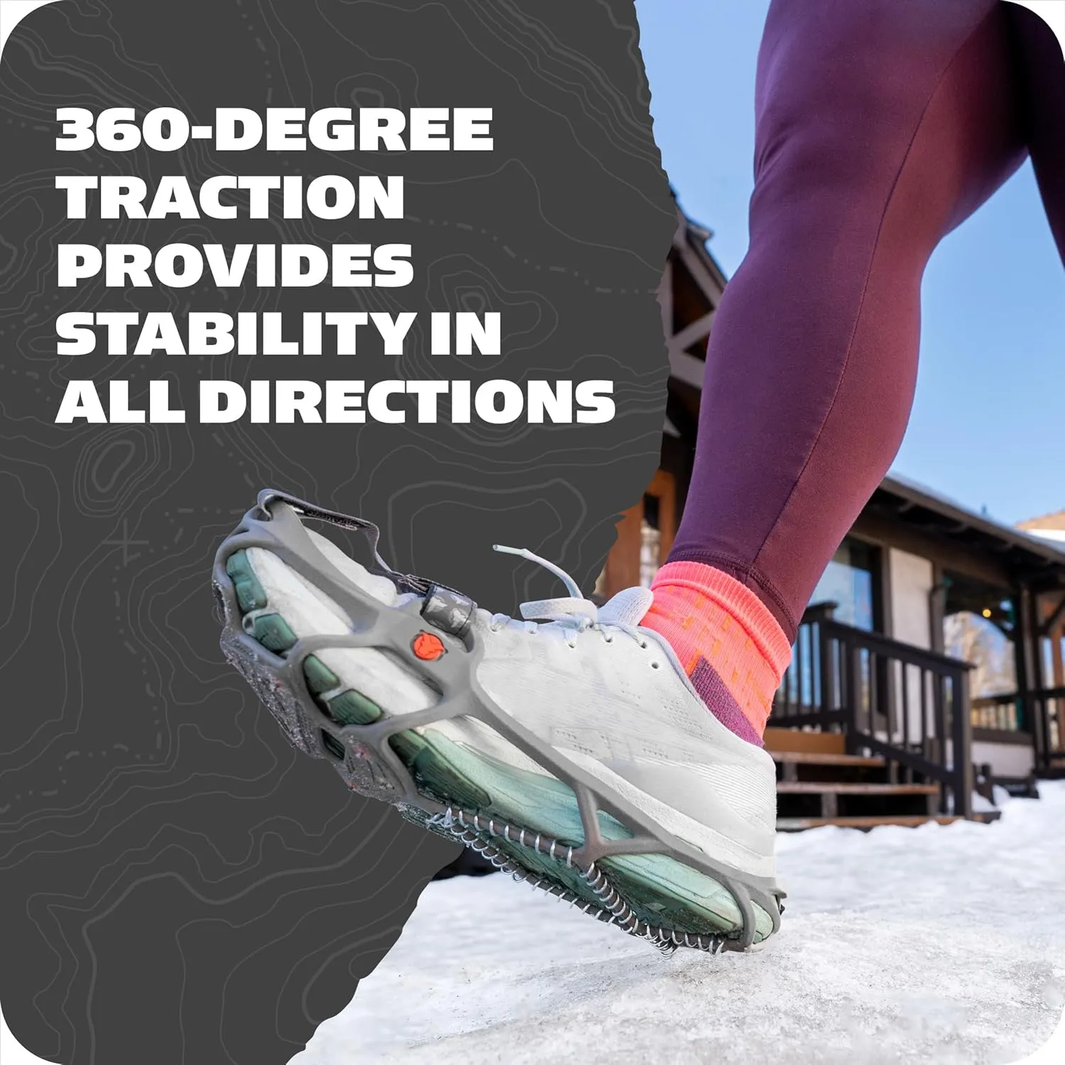 Yaktrax Run Traction Cleats for Running on Snow and Ice